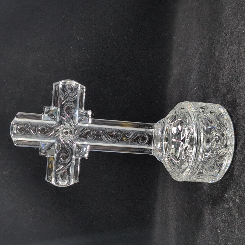 Waterford Crystal Cross Pedestal - Picture 2 of 5